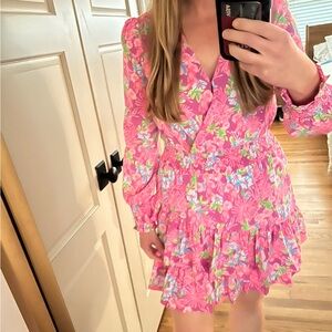 Lilly Pulitzer “moms the word” dress in amethyst NEW size 4